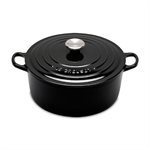 Cocotte ronde ébène 26 cm Le Creuset